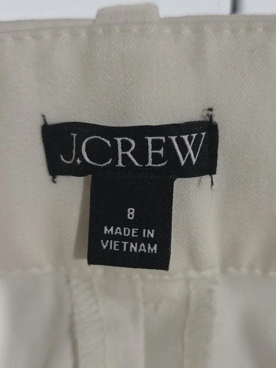 J.Crew Sydney Wide-Leg Pants – Cream / Ivory Size 8 - Picture 8 of 9